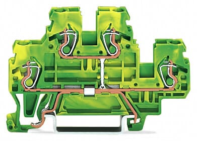 WAGO GmbH &amp; Co. KG Doppelstockklemme 0,08-2,4qmm gr/ge 870-507