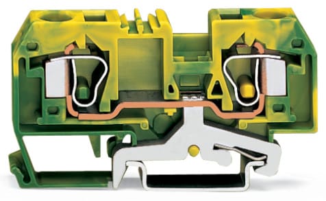 WAGO GmbH &amp; Co. KG Schutzleiterklemme 0,2-10mmq gn/gelb 284-907