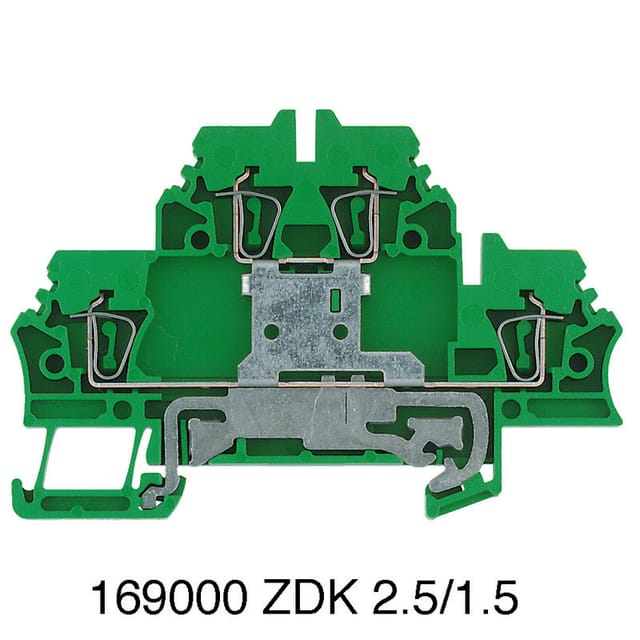 Weidmüller Klemme 2,5qmm gn/ge ZDK 2.5PE - 1690000000