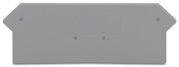 WAGO GmbH &amp; Co. KG Abschlußplatte grau 280-316