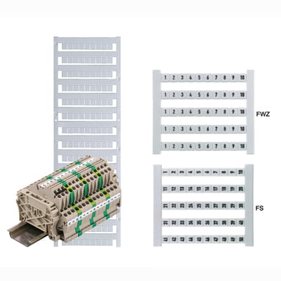Weidmüller Klemmenmarkierer dekafix ws DEK 5 GW L1 - 522361075