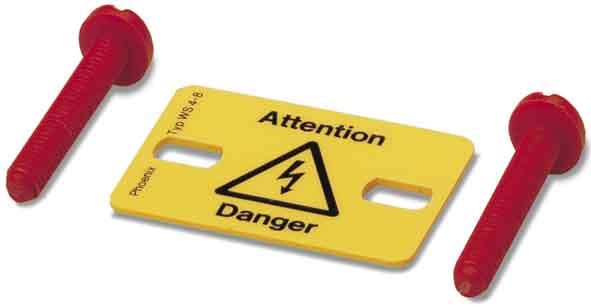 Phoenix Contact Warnschild WS 3- 6 - 1004115
