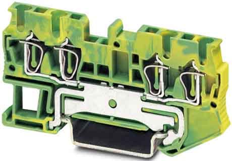Phoenix Contact Schutzleiterklemme 0,08-4qmm gn-ge ST 2,5-QUATTRO-PE - 3031322