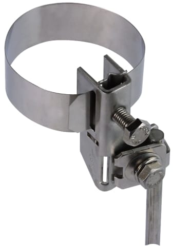 DEHN Antennen-Bandrohrschelle D 27-165mm NIRO BRS16168AK1X102X68V2 - 540100