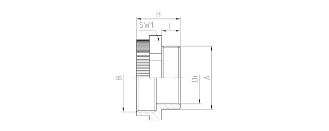Jacob PA-Erweiterung M20/M25x1,5 M20M25PA