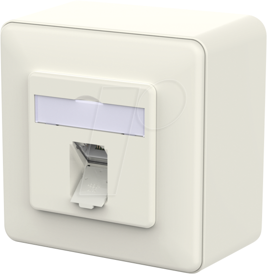 Metz Connect RJ45 Anschlussdose IDC reinweiß 130D370002-I