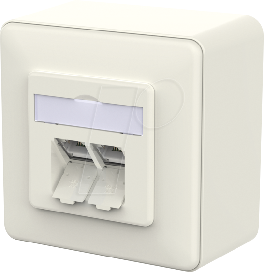 Metz Connect RJ45 Anschlussdose IDC reinweiß 130D380002-I
