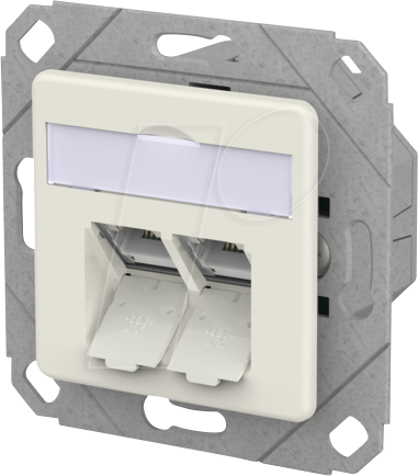 Metz Connect RJ45 Anschlussdose IDC reinweiß 130D381102-I