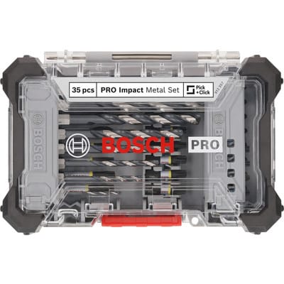 Bosch Power Tools PRO Impact Metal Set, Display, 6 x 35-tlg 2608521U80VE(35)
