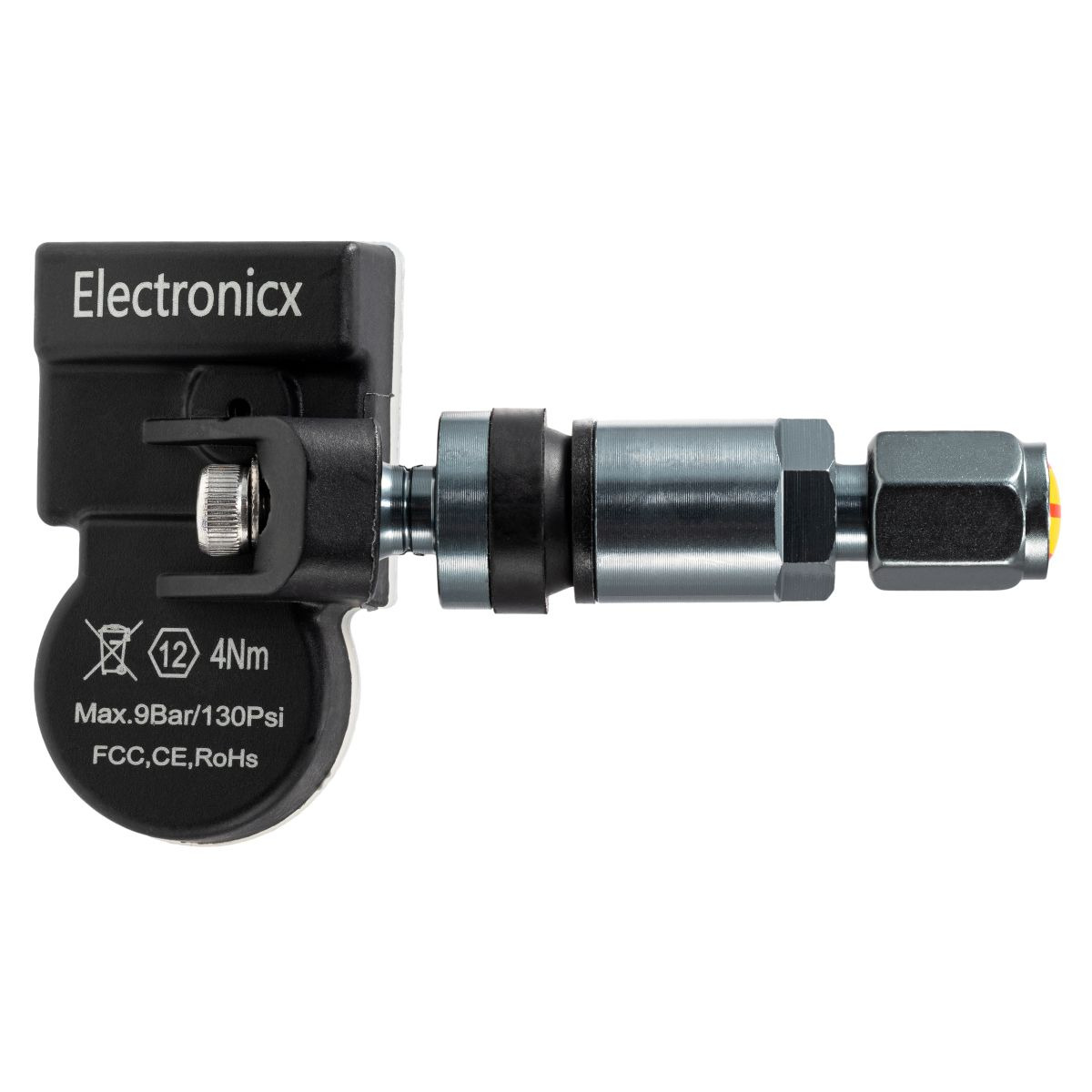 1x Rdks Sensor Metall Gunmetal - Fiat Scudo Elektro 2022-2024 - Reifendrucksensor Tpms
