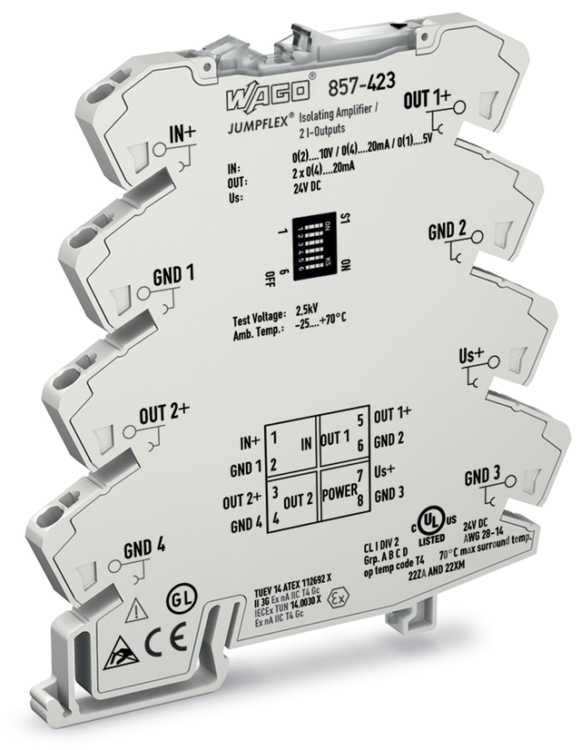 WAGO GmbH &amp; Co. KG Trennverstärker 857-423