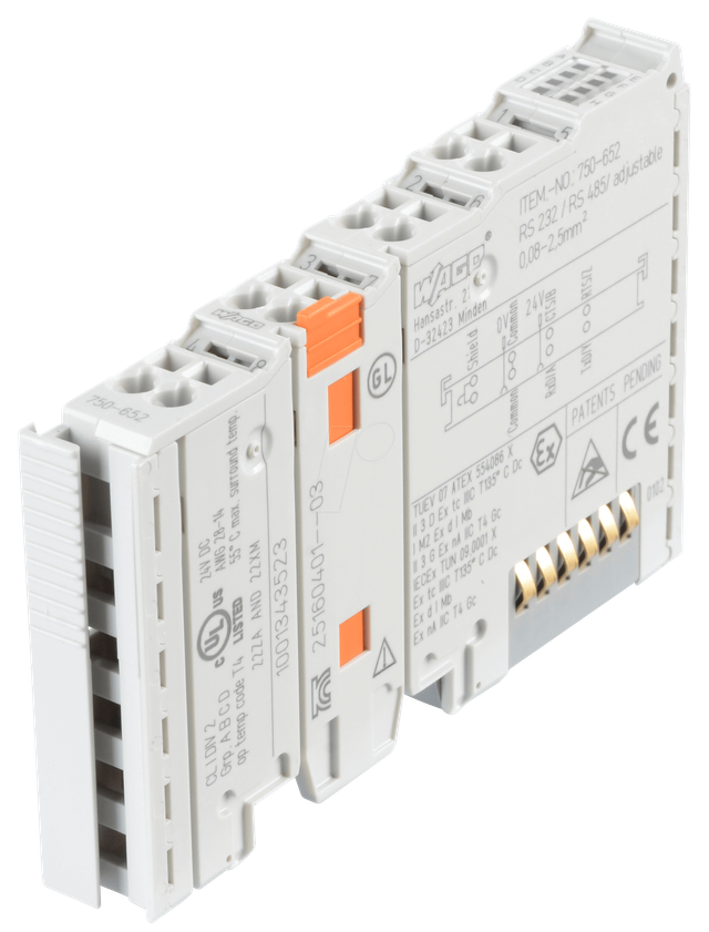 WAGO GmbH &amp; Co. KG Serielle Schnittstelle RS 232C/RS485 750-652