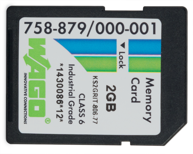 WAGO GmbH &amp; Co. KG Memory Card SD 758-879/000-001