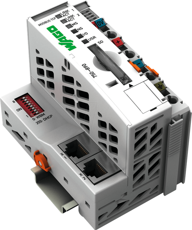 WAGO GmbH &amp; Co. KG Controller Modbus TCP G4 2ETH SD 750-890