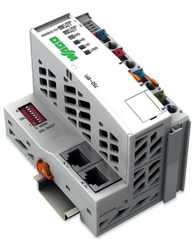 WAGO GmbH &amp; Co. KG Controller Modbus TCP G4 2ETH 750-891
