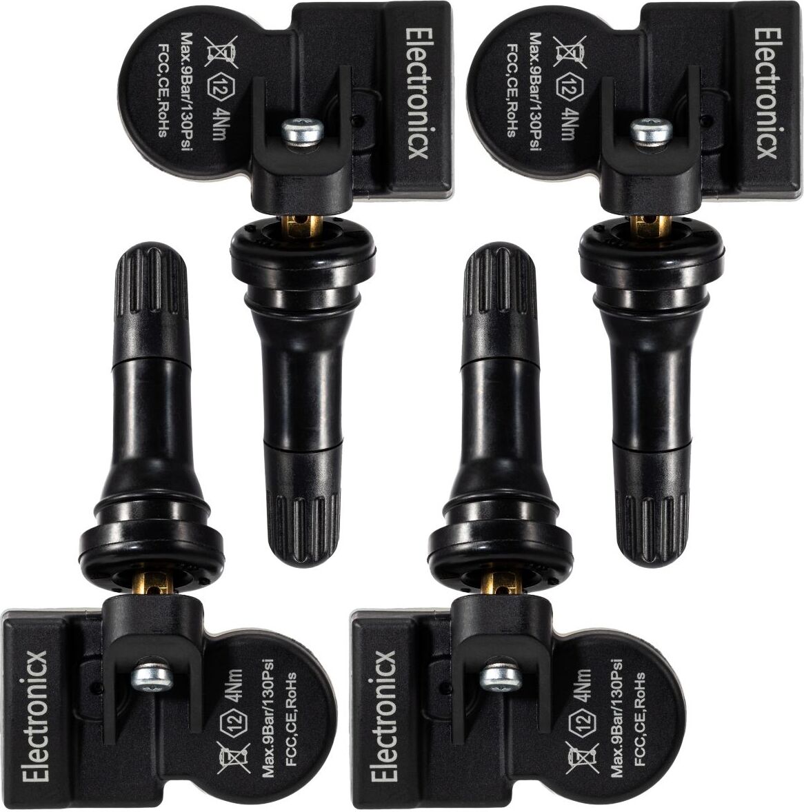 4x Rdks Sensoren Gummi - Hyundai Ioniq Elektro 2016-2021 - Reifendrucksensor Tpms Set