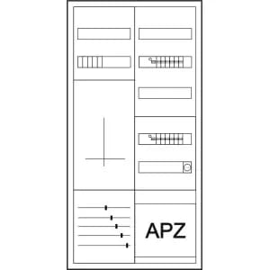 Eaton Zähler-Komplettschrank 3-Punktbefestigung B ZSD-ZV-1100/APZ/B