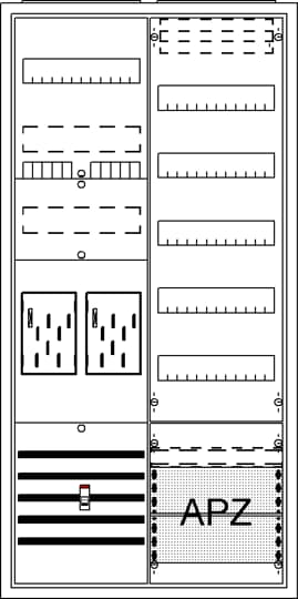 Striebel&amp;John Komplettschrank APBKE-I, A27 2Z1V5A2 BA27FM