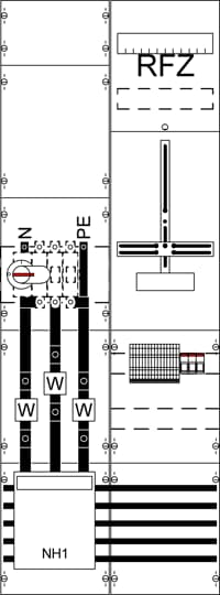 Striebel&amp;John Komplettfeld mit Zählerkreuz WF29KF1M