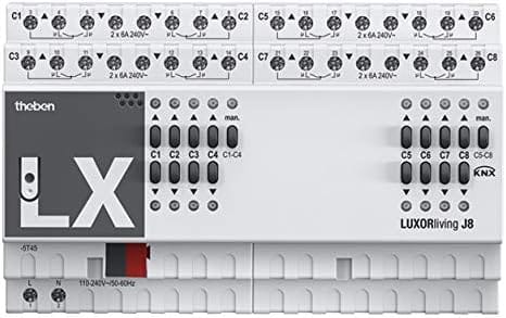 Theben Smart Home-System 8 Kanäle LUXORliving J8