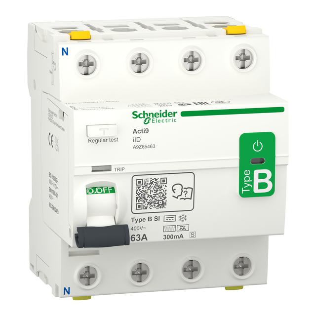 Schneider Electric FI-Schalter 4P 63A 300mA A9Z65463