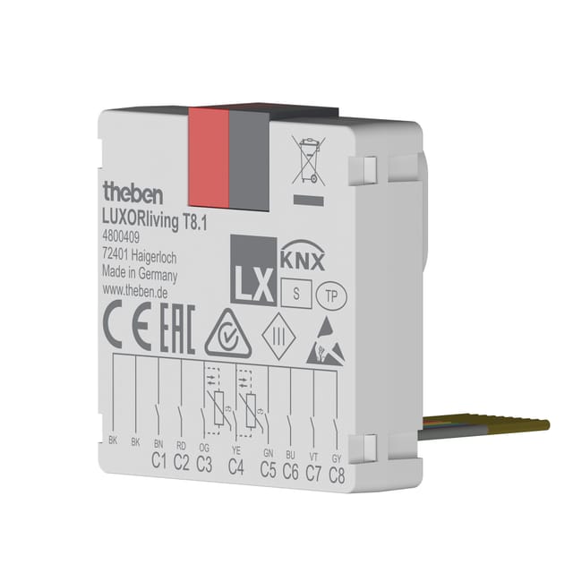 Theben Tasterschnittstelle LUXORliving T8.1