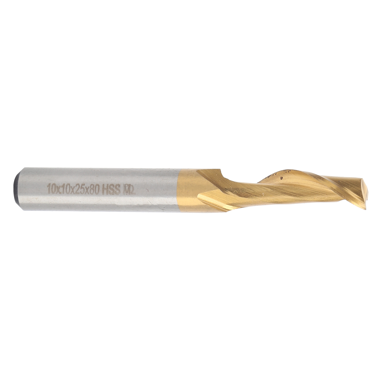 Einschneider-fräser 10x10x25x80mm Für Die Bearbeitung Von Reinaluminiumplatten