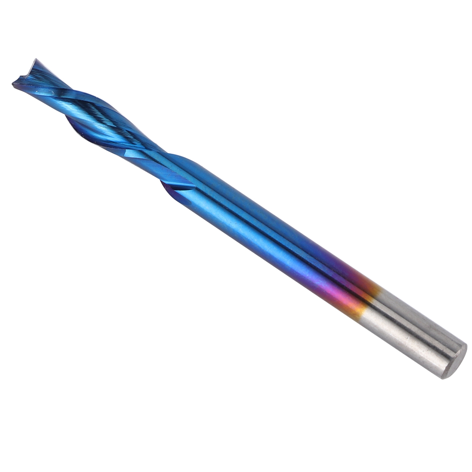 Schaftfräser Aus Wolframstahl, Linksgängig, 2-schneidig, 3,175 X 10 X 40 Mm