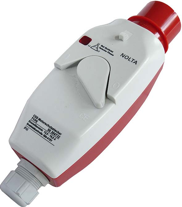 Nolta Motorschutzstecker 16A, 5pol. 1,0-1,6A 50 304226
