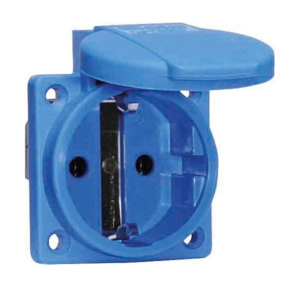 Bals Elektrotech. Schutzk. Anbausteckdose 16A IP44 blau 71094