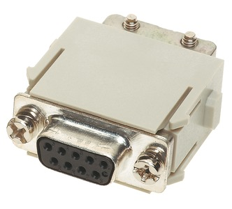 Harting Buchseneinsat D-Sub Stecker,9-pol. 09140093101