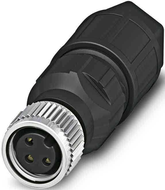 Phoenix Contact Sensorsteckverbinder Bu.,3p M8 gerade SACC-M 8FS-3QO-0,25M
