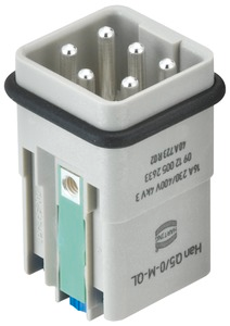 Harting Stifteinsatz Han Q5/0-M-QL 1,5mm 09120052634
