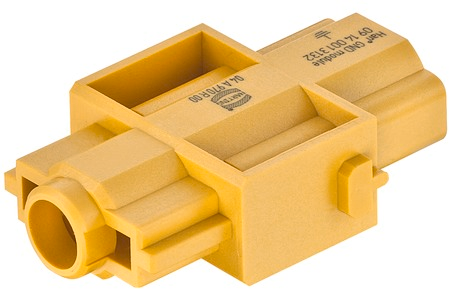 Harting GND Modul Kunststoff, gelb, Bu 09140013132