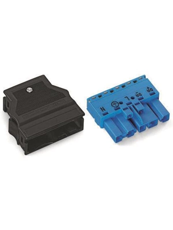 WAGO GmbH &amp; Co. KG Steck. m. Zugentlastungsg. 5-polig,blau 770-1115/022-000
