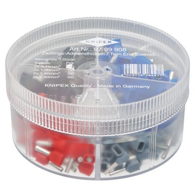 Knipex-Werk Sortimentsboxen 200 Twin-Aderendhül. 97 99 908