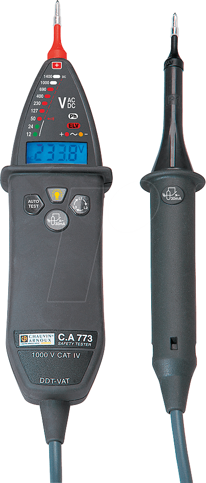 Chauvin Arnoux Spannungsprüfer FI-Prüfung C.A 773 #P01191773