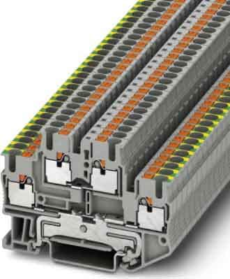 Phoenix Contact Schutzleiter-Reihenklemme 5,2 mm, grau PTTB 2,5-PE/L - 3210978