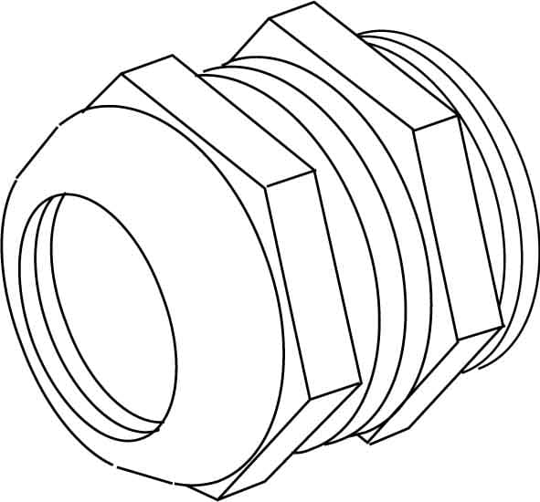 HKL IPON-Kabelverschraubung M12 ms 2234M12