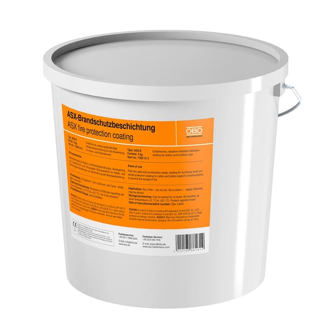 OBO Bettermann Vertr Ablationsbeschichtung 5Kg im Eimer ASX-E - 7202312