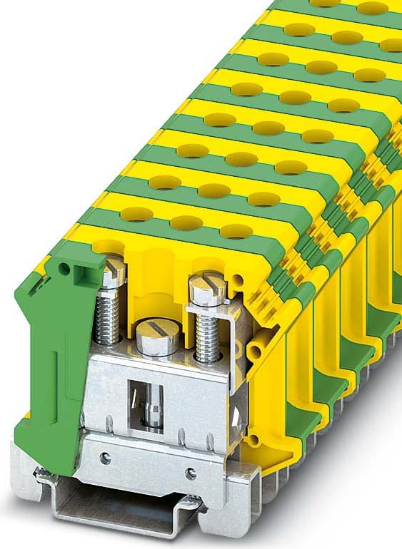 Phoenix Contact Durchgangsreihenklemme 0,75-35qmm gn-ge UTI 35-PE - 3074091