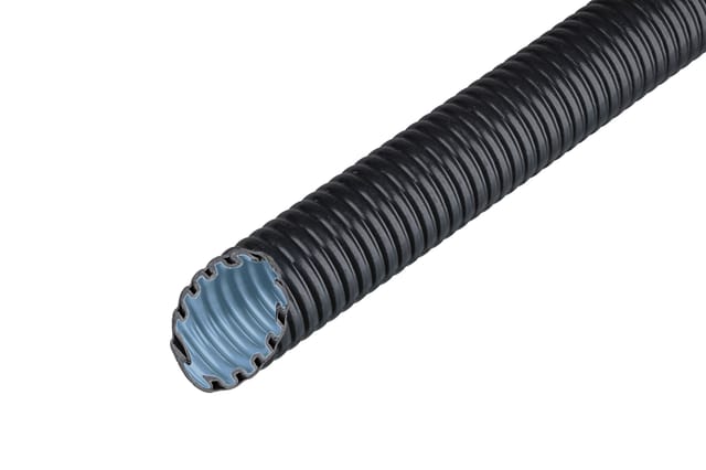 Fränkische Kunststoff-Wellrohr schwer 25,0x18,4mm FFKuS-ES-F-UV25 sw - 25410025