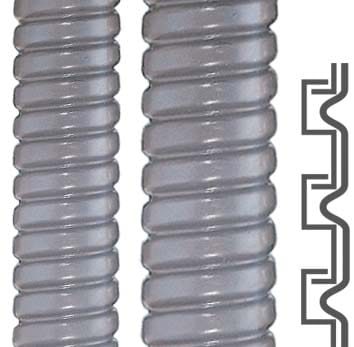 Flexa Metallschutzschlauch flüssigkeitsdicht SPR-PVC-AS AD27 gr - 12010111022