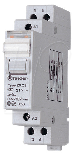 Finder Stromstoßschalter REG 1S/1Ö 16A 230VAC 20.23.8.230.4000 - 202382000000