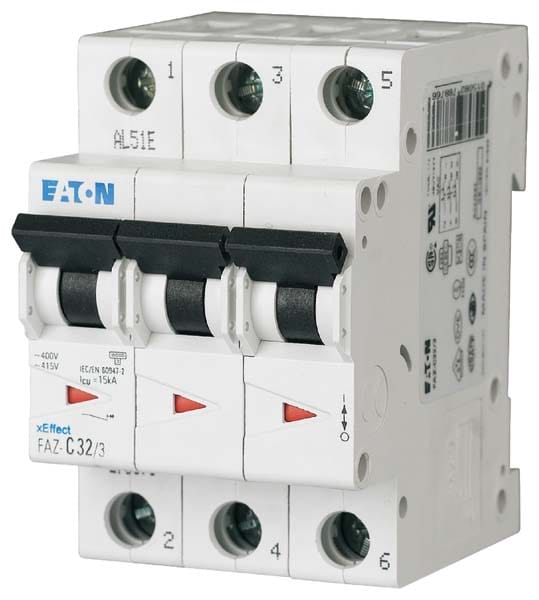 Eaton Leitungsschutzschalter B 32A, 3p FAZ-B32/3 - 278850