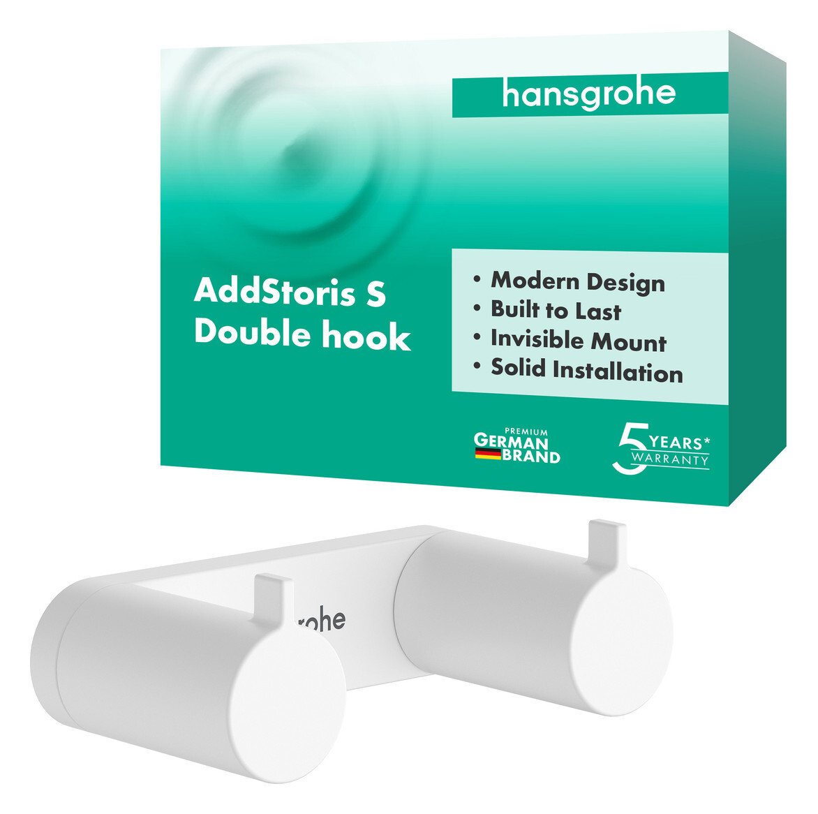 Hansgrohe Addstoris S Handtuchhaken Doppelt, 41785700