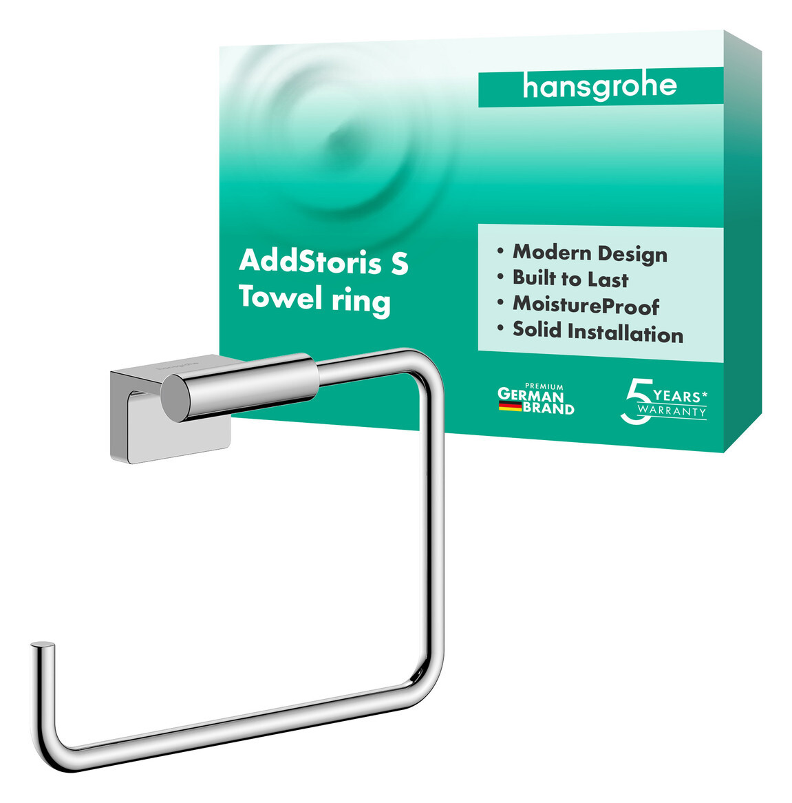Hansgrohe Addstoris S Handtuchring, 41784000