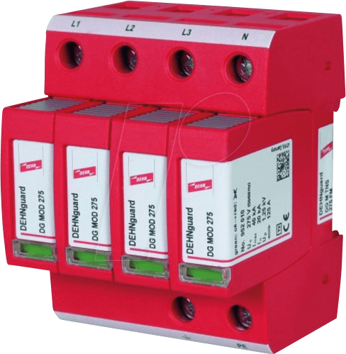 DEHN ÜS-Ableiter DEHNguard 230/400V,IP20,Typ2 DG M TNS 275 FM - 952405