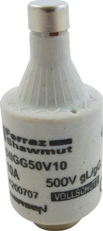 Mersen D-Sicherungseinsatz gG DII, 10A/AC500 DIIGG50V10 - K200707