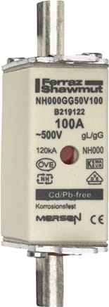 Mersen NH-Sicherungseinsatz SF Gr.000 gG100A/500VKM NH000GG50V100 - B219122